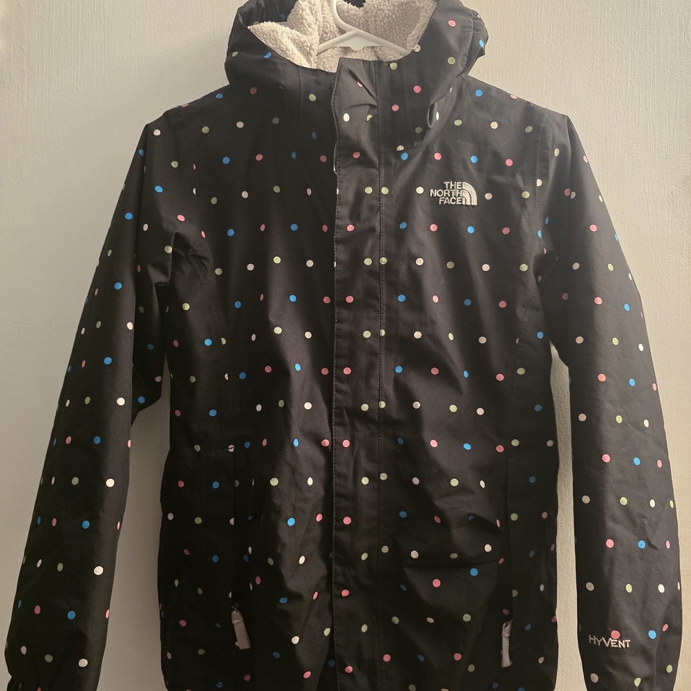 The North Face Girls Polka Dot Jacket Sz. L (14-16)